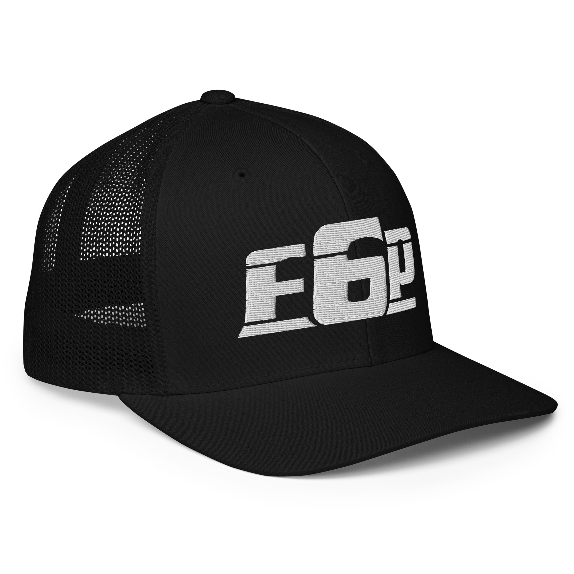 “F6P” 3-D Puff Fitted Trucker Hat