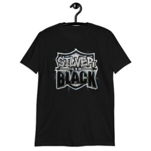 "Silver and Black" Short-Sleeve Unisex T-Shirt