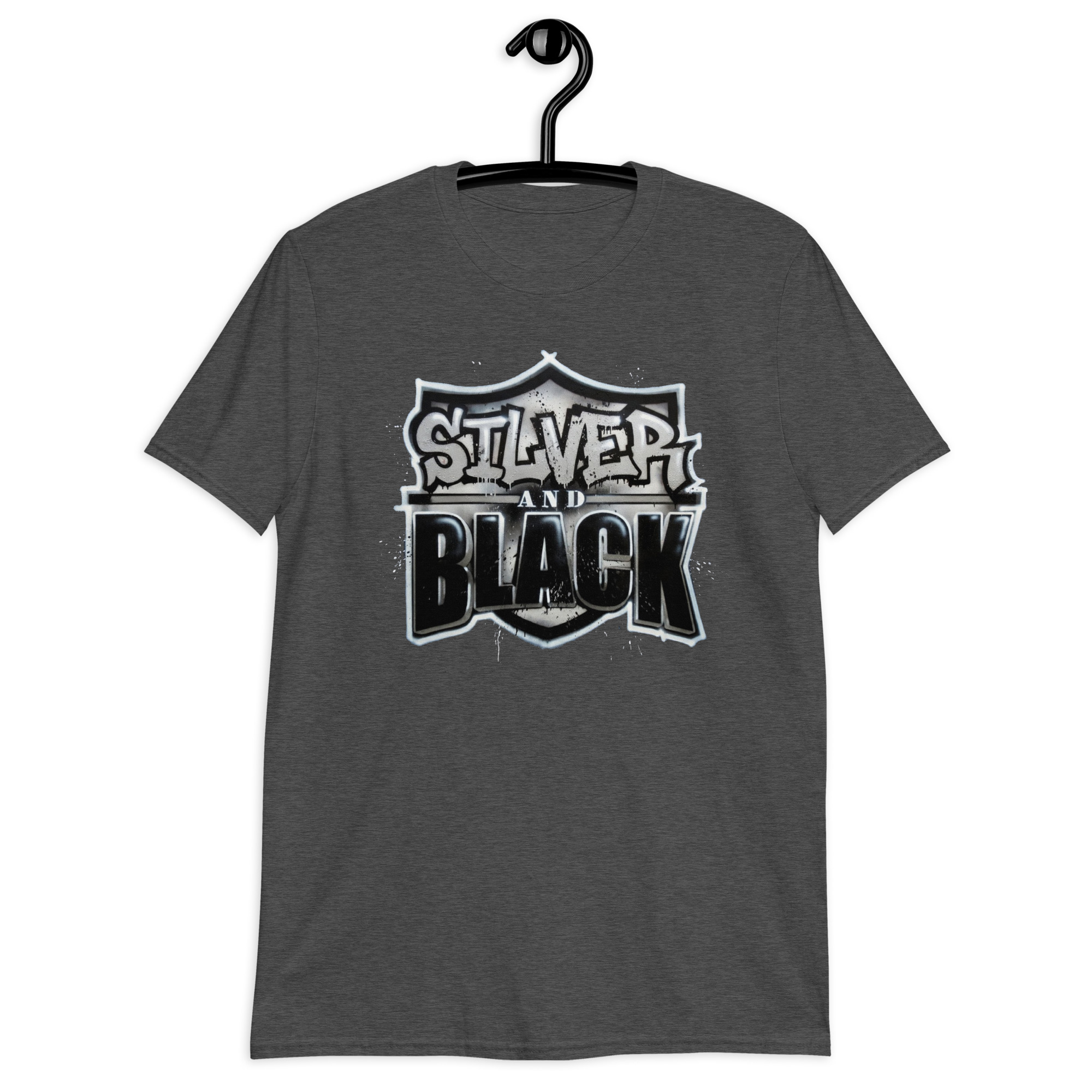 “Silver and Black” Short-Sleeve Unisex T-Shirt