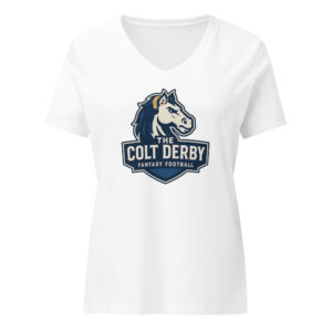 "The Colt Derby" Women’s Relaxed V-Neck T-Shirt