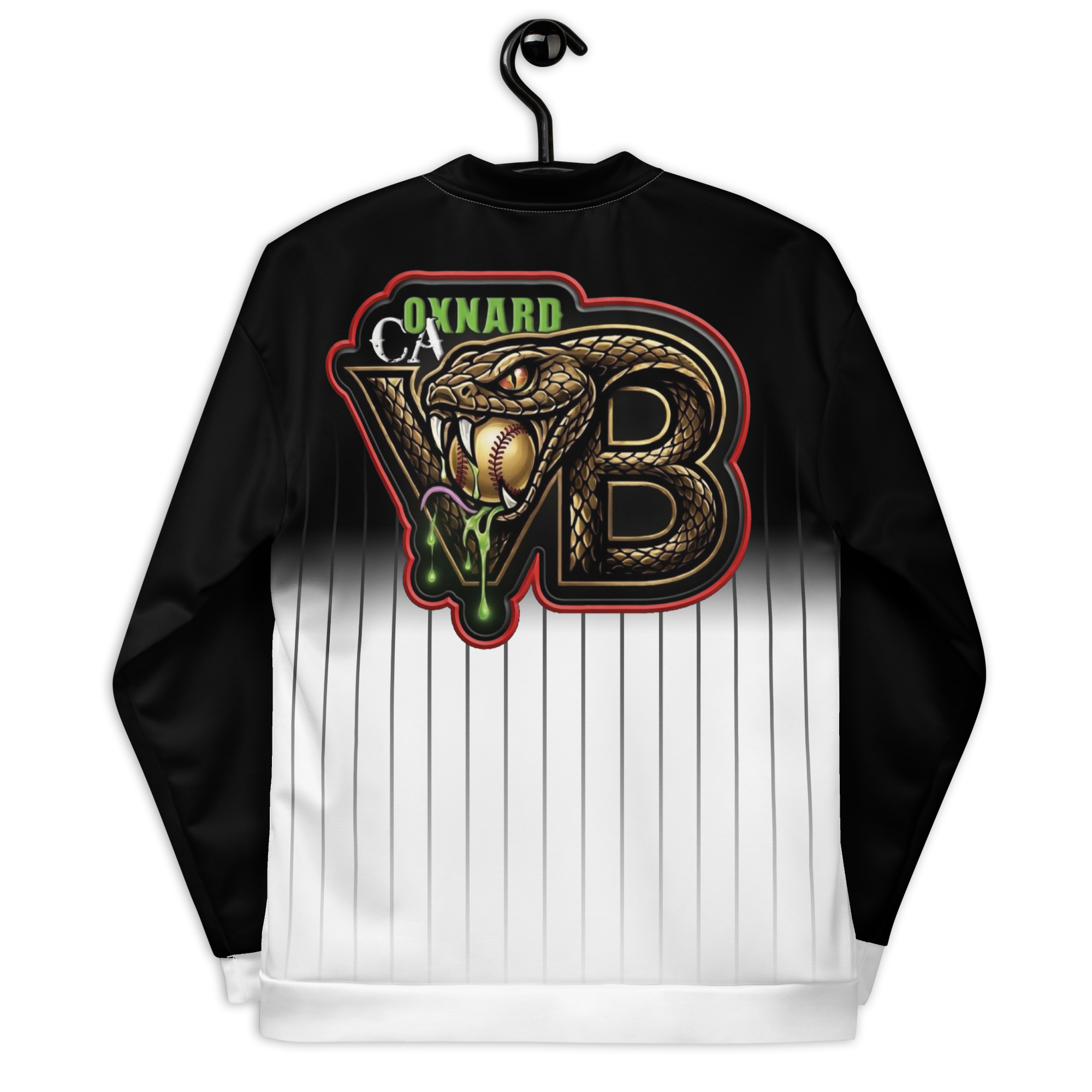 “Midnight Venom” Unisex Bomber Jacket