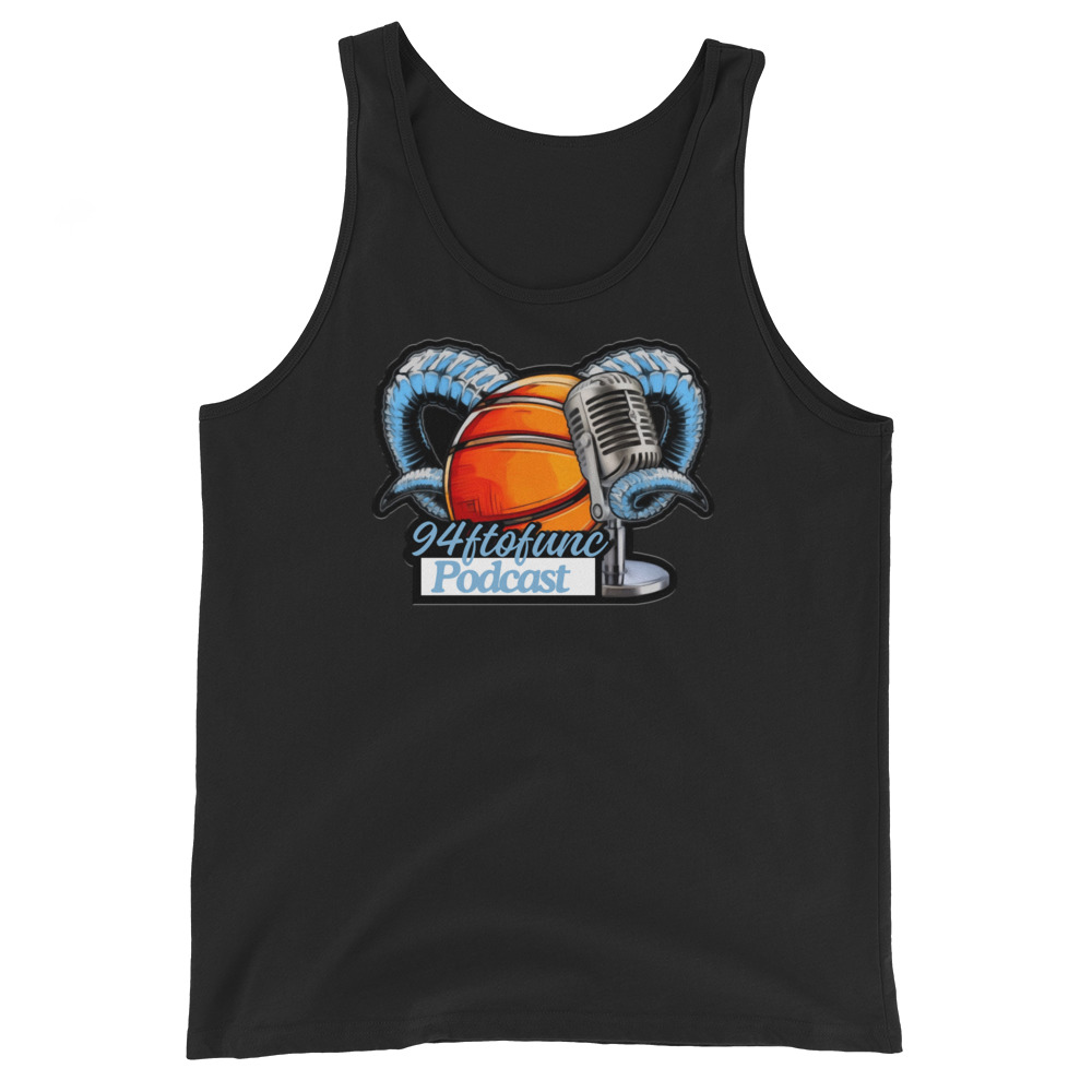 “94ft of UNC Podcast” Unisex Tank Top