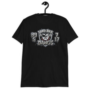 "Silver & Black Dawgs" Short-Sleeve Unisex T-Shirt