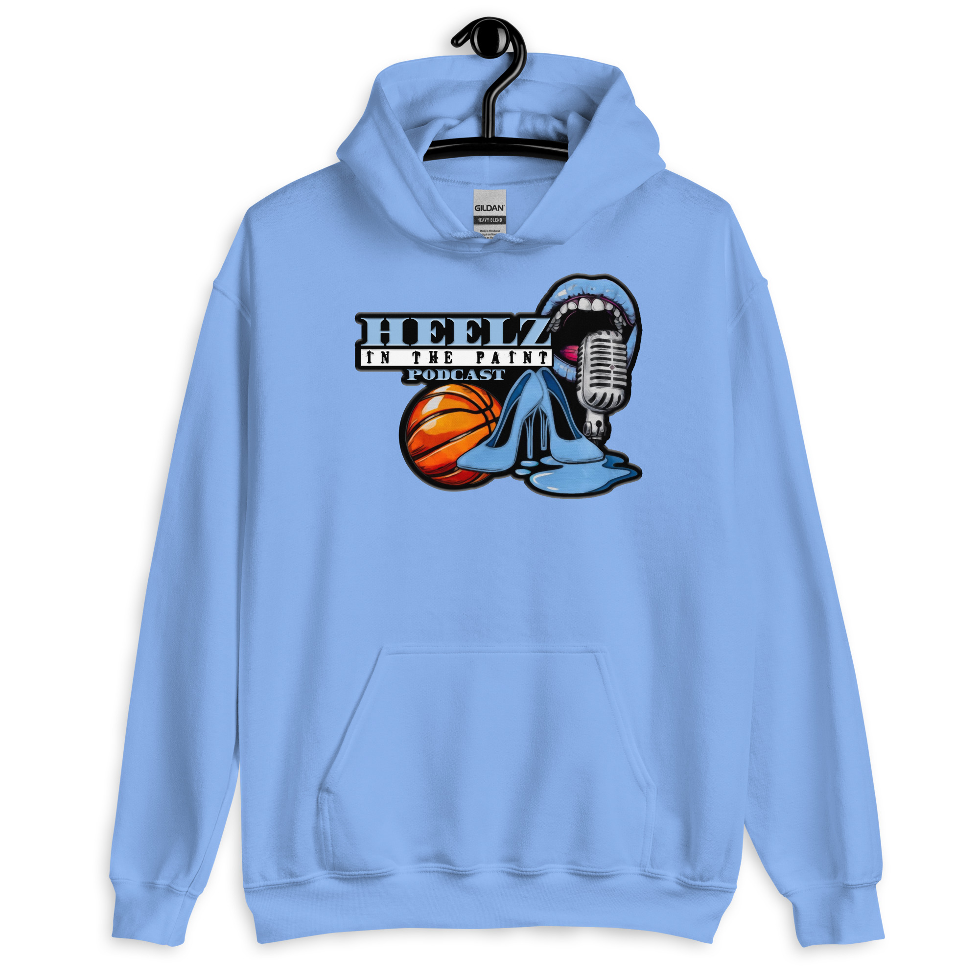 "Heelz In The Paint Podcast" Unisex Hoodie - Image 5