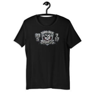 "Silver & Black Dawgs" Premium Unisex T-Shirt (up to 5XL)