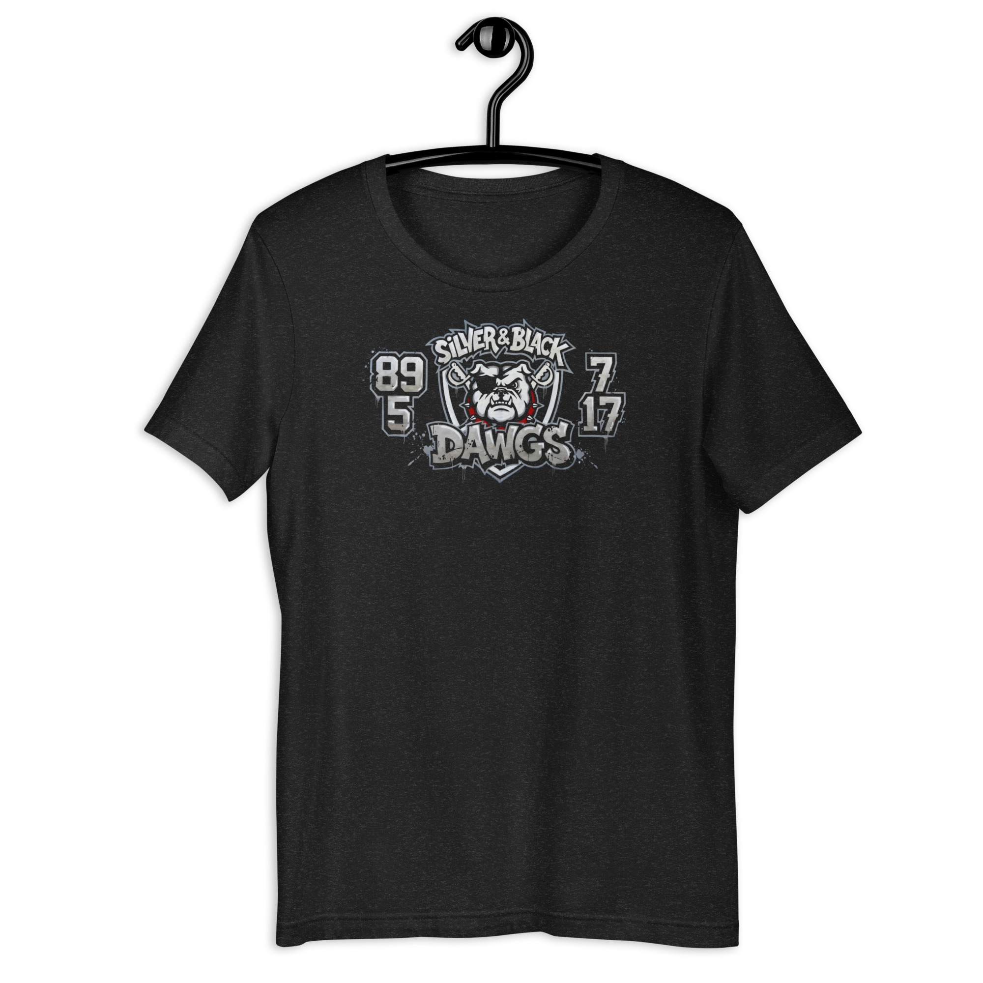 “Silver & Black Dawgs” Premium Unisex T-Shirt (up to 5XL)