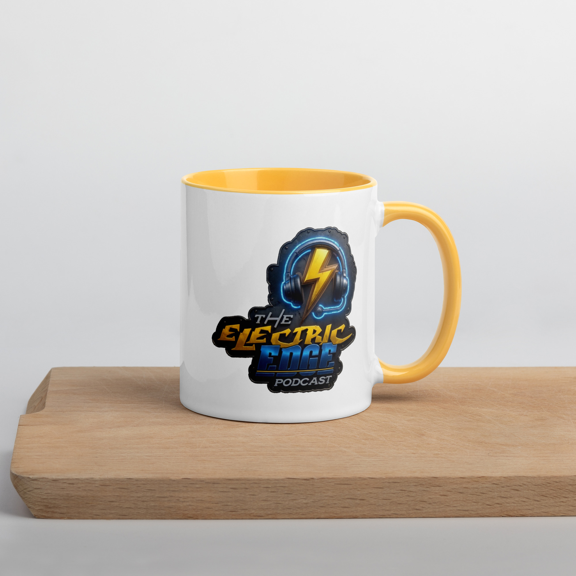 “The Electric Edge Podcast” Mug with Color Inside