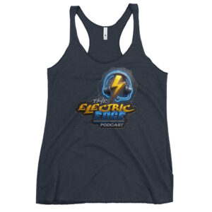 "The Electric Edge Podcast" Women's Racerback Tank