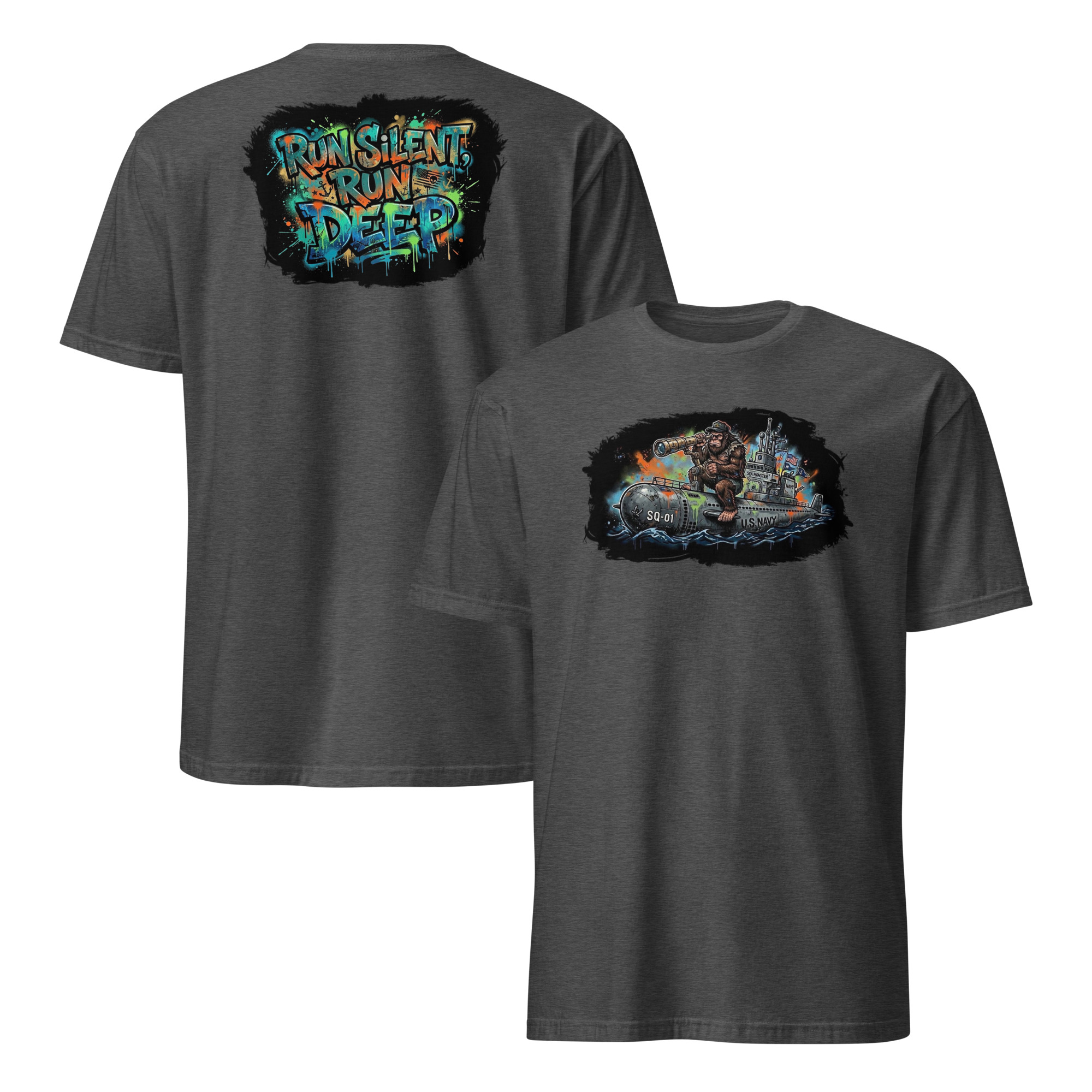 "Run Silent, Run Deep" Short-Sleeve Unisex T-Shirt - Image 3