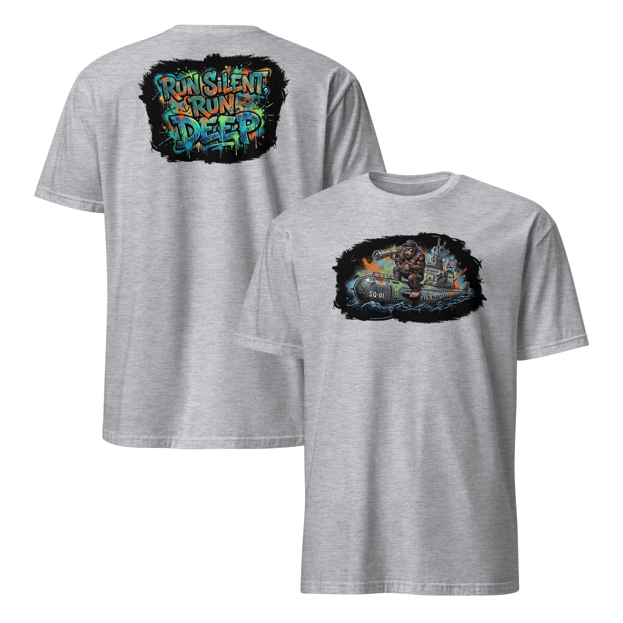 "Run Silent, Run Deep" Short-Sleeve Unisex T-Shirt - Image 4