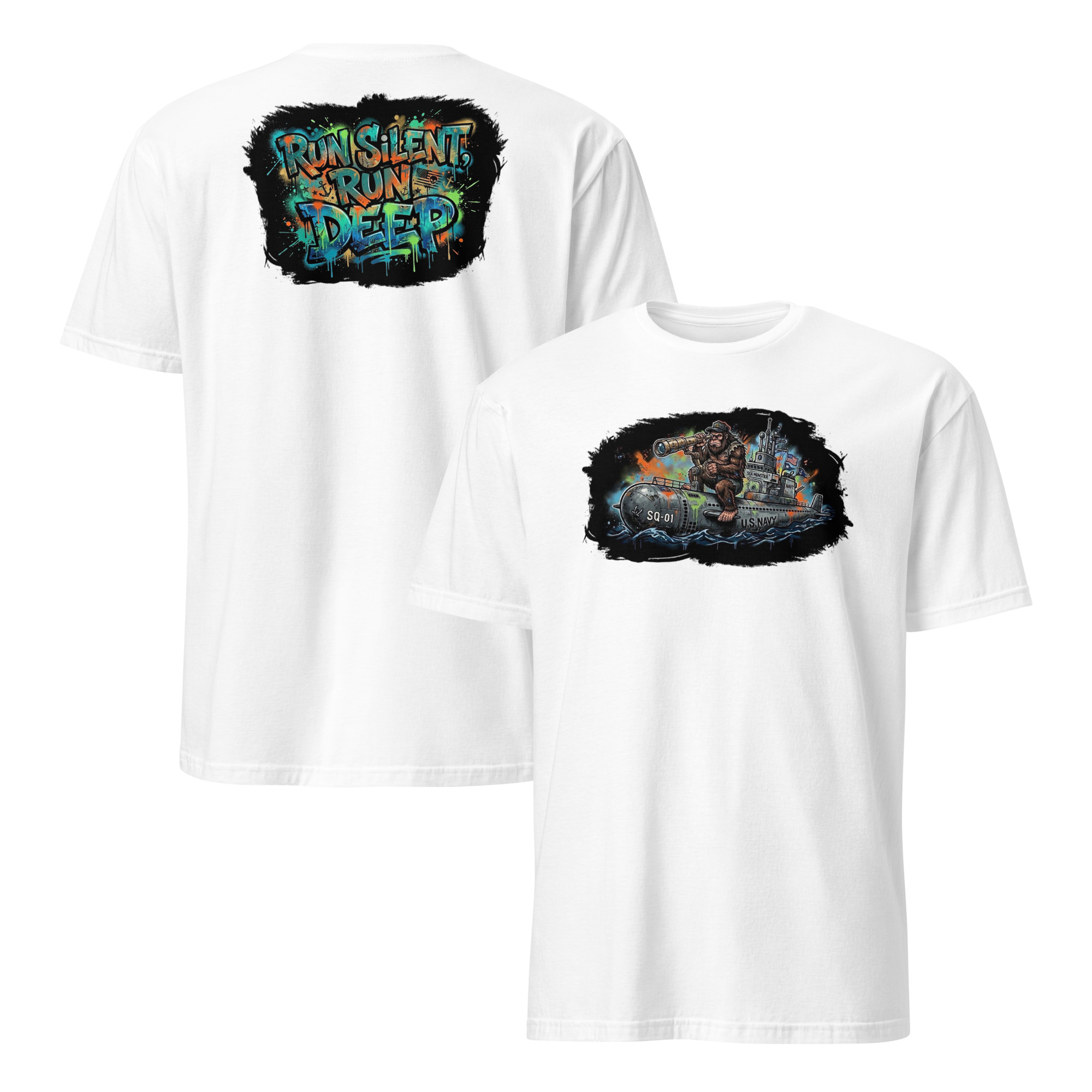 "Run Silent, Run Deep" Short-Sleeve Unisex T-Shirt - Image 5