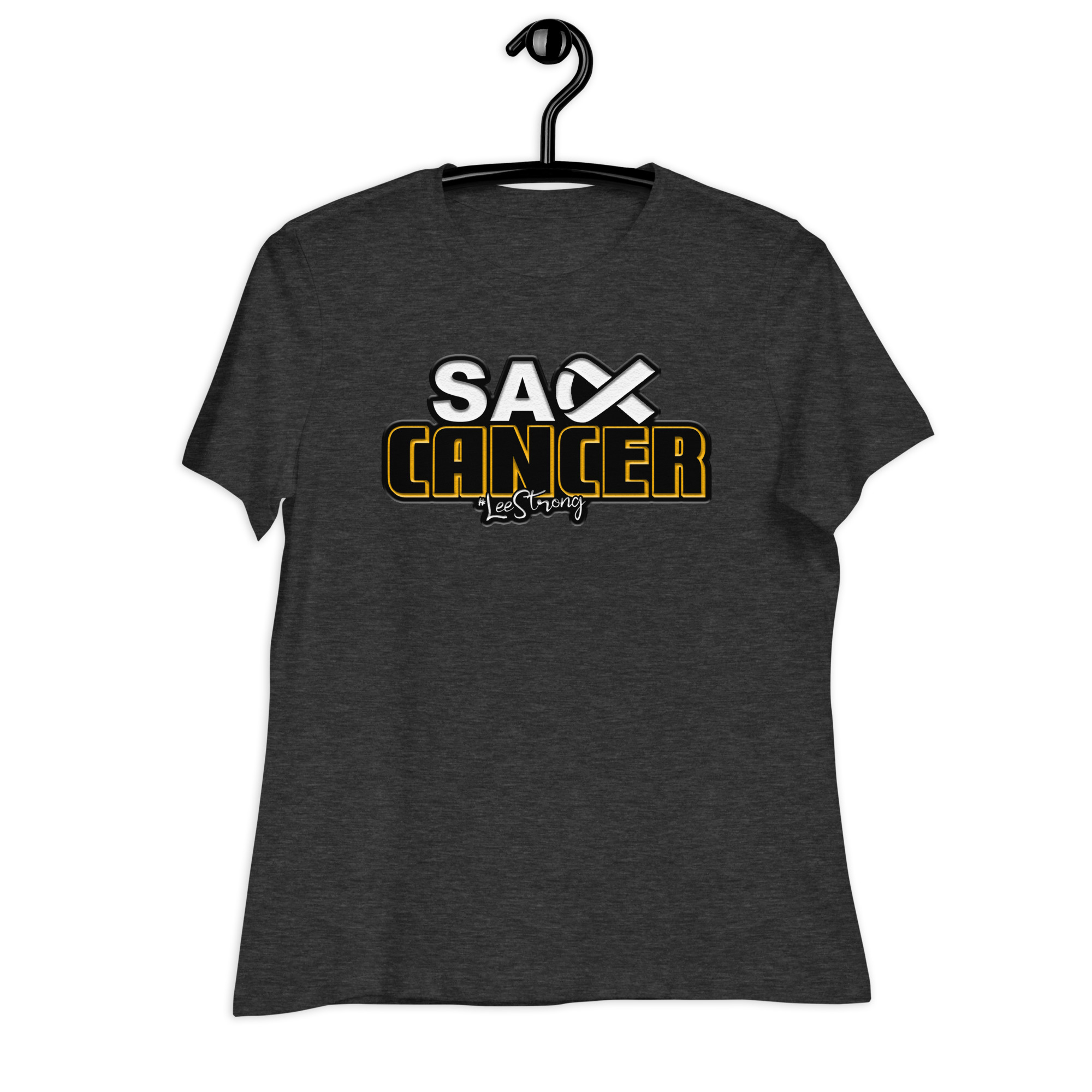 “Sack Cancer: #LeeStrong” Women’s Relaxed T-Shirt