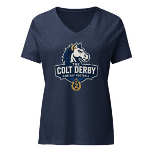 "The Colt Derby" Women’s Relaxed V-Neck T-Shirt