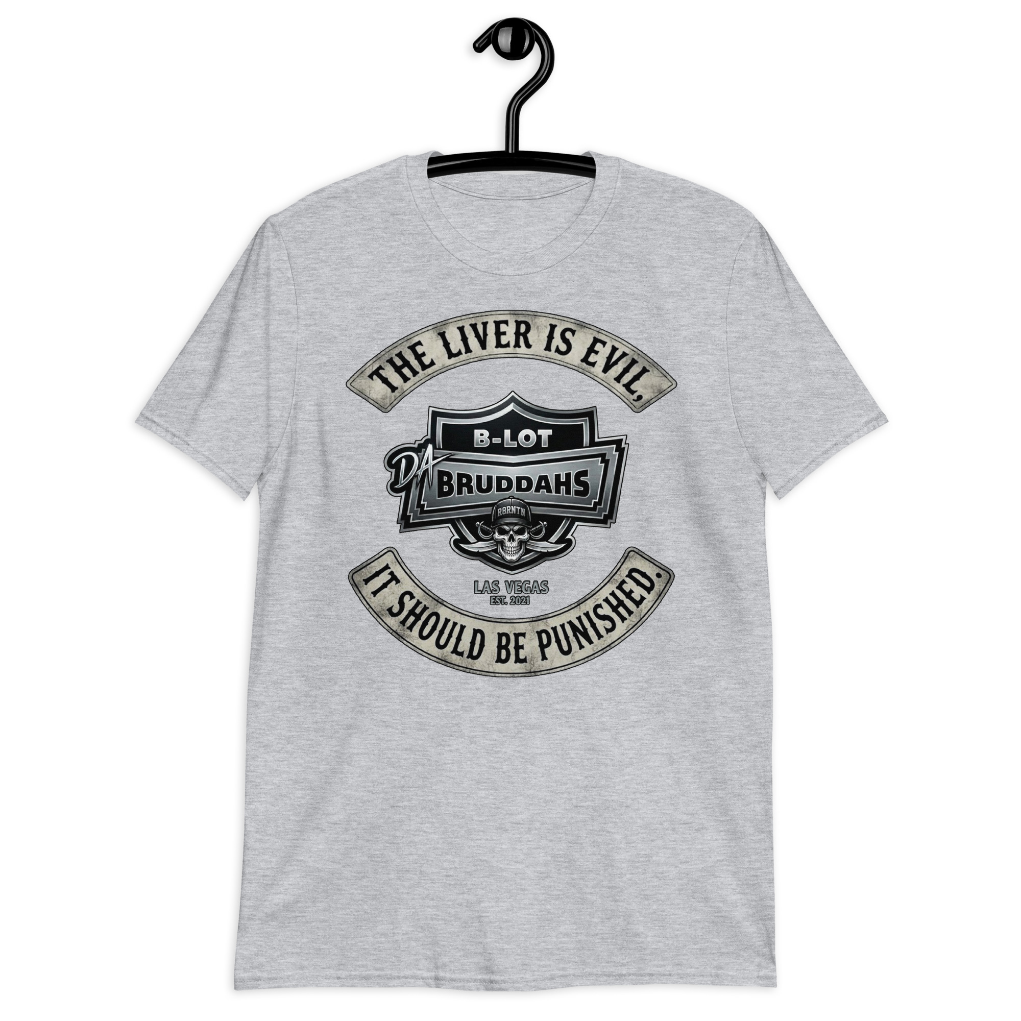 "The Liver Is Evil" Short-Sleeve Unisex T-Shirt - Image 3