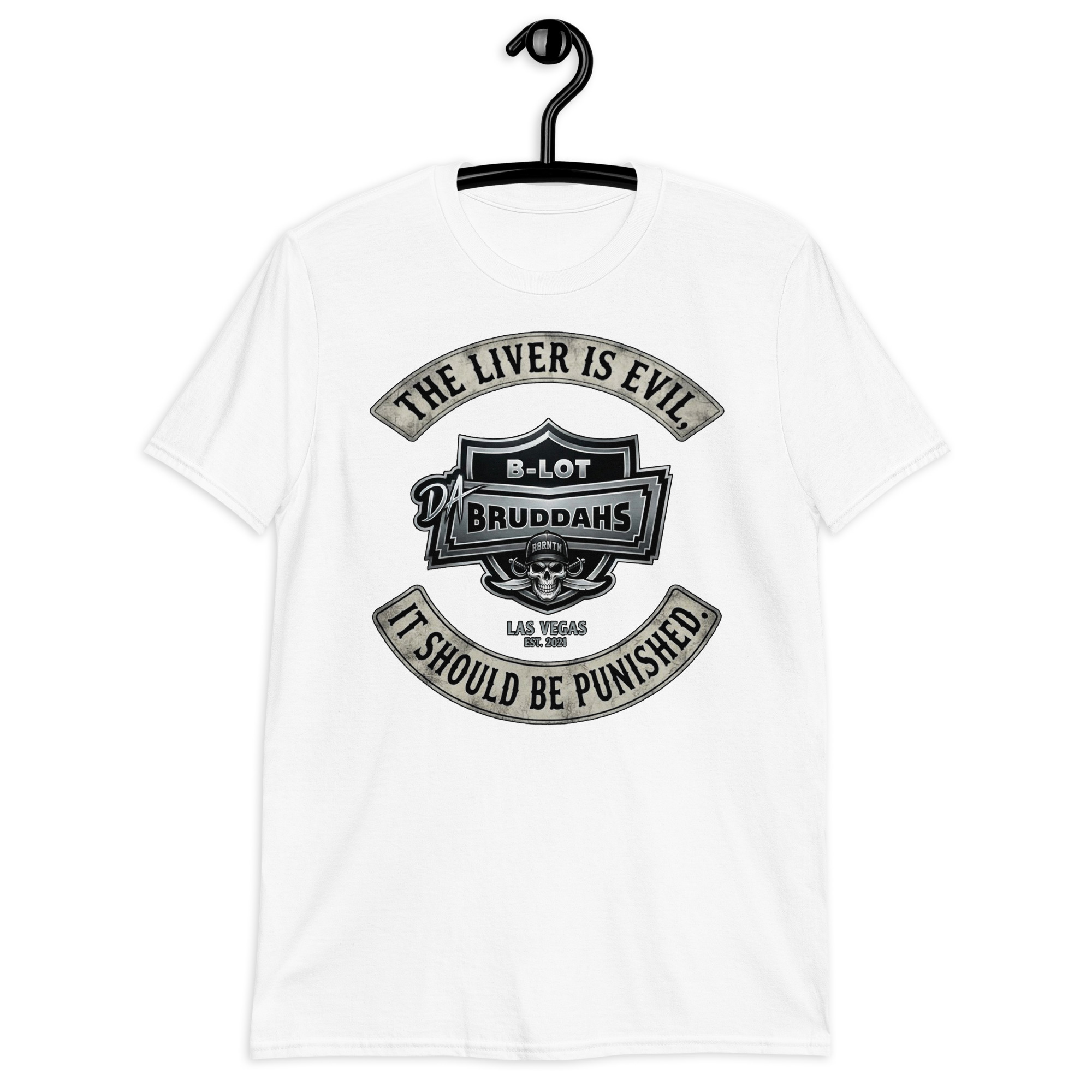 "The Liver Is Evil" Short-Sleeve Unisex T-Shirt - Image 4