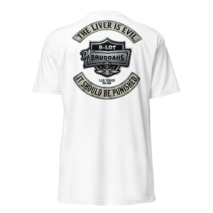 "B-LOT: The Liver Is Evil" Unisex Fitted T-Shirt - Next Level 6210