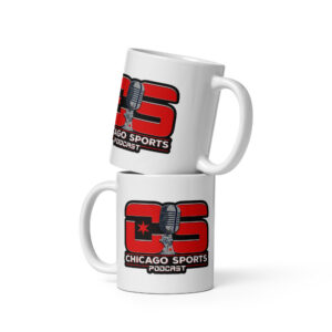 "Chicago Sports Podcast" White Glossy Mug