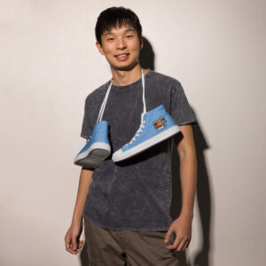 "94FT of UNC" Men’s High Top Canvas Shoes