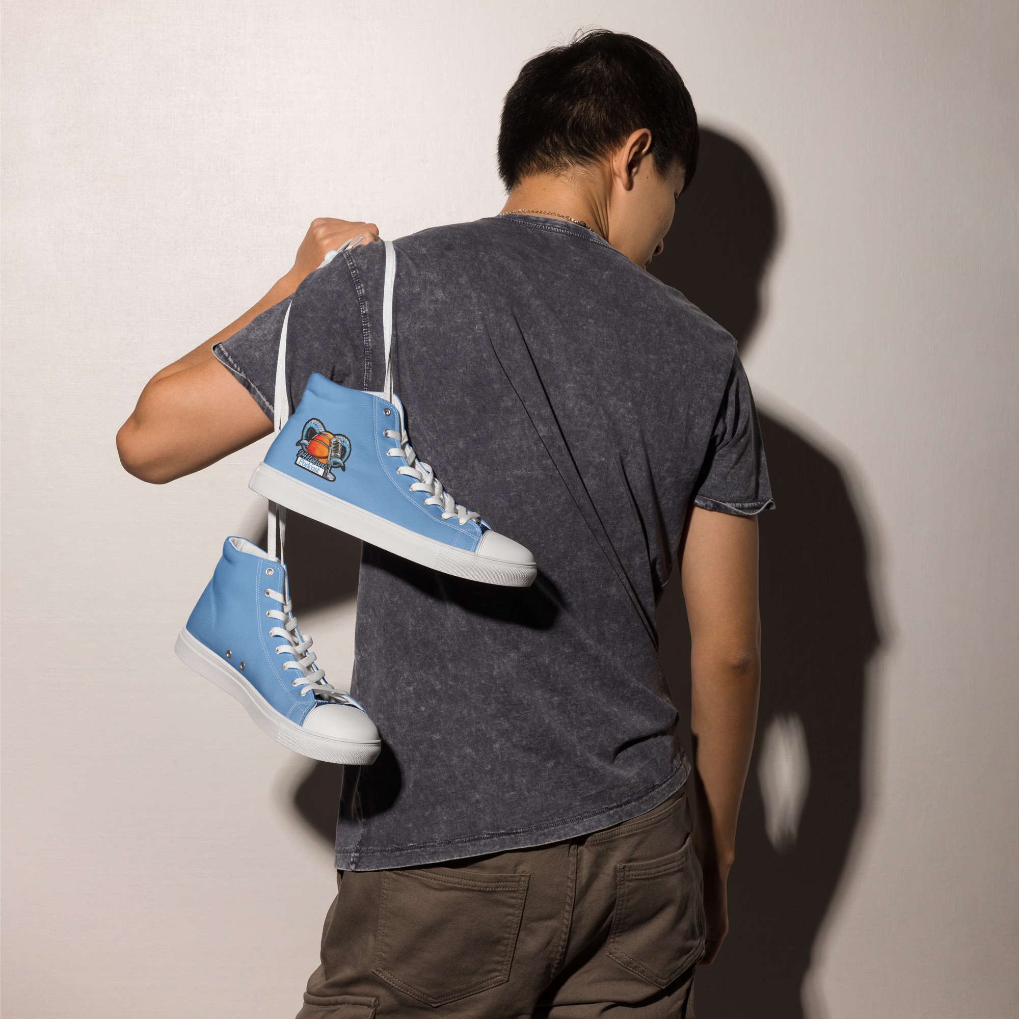 “94FT of UNC” Men’s High Top Canvas Shoes