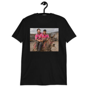 "Dudes On Donkey" Short-Sleeve Unisex T-Shirt