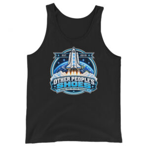 "Other People's Shoes: Creating Space" Unisex Tank Top