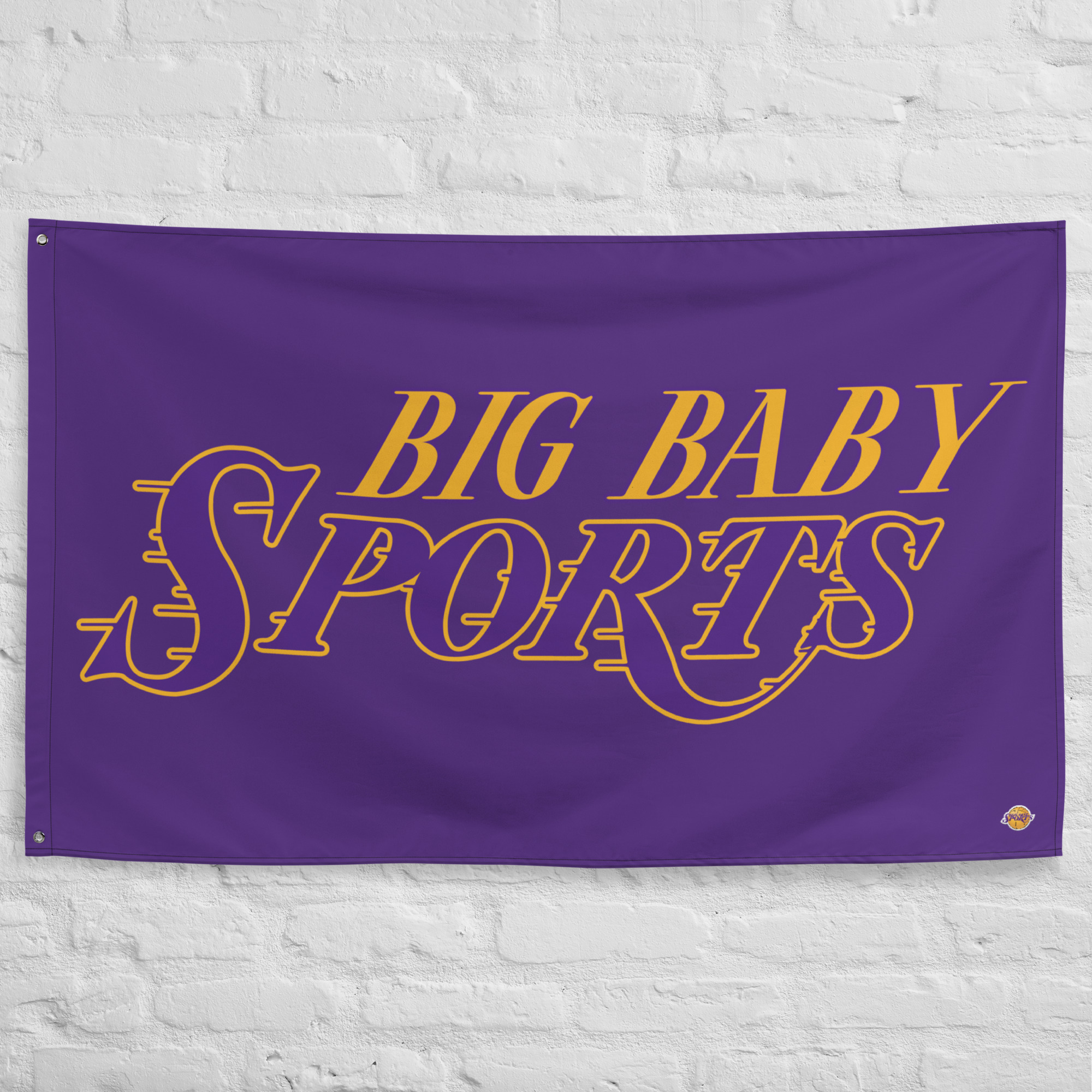 "Big Baby Sports" Flag - Image 4