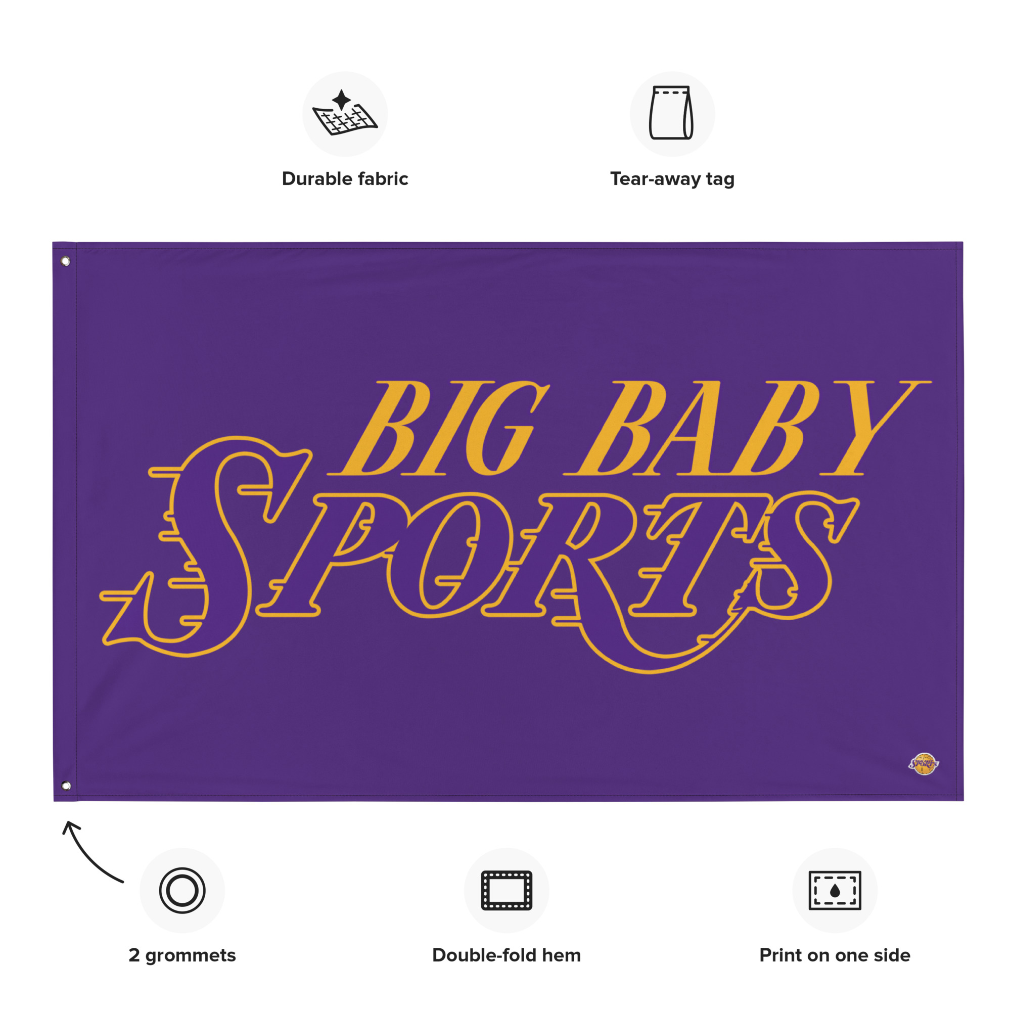 "Big Baby Sports" Flag
